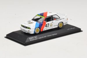 BMW M3 E30 M-Team Linder #47 Vogt / Herger Winners ETC Zolder 1987 Minichamps 1:43 430872047 Metal — zdjęcie 2 z 4