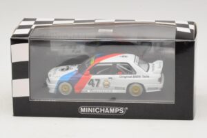 BMW M3 E30 M-Team Linder #47 Vogt / Herger Winners ETC Zolder 1987 Minichamps 1:43 430872047 Metal — zdjęcie 4 z 4