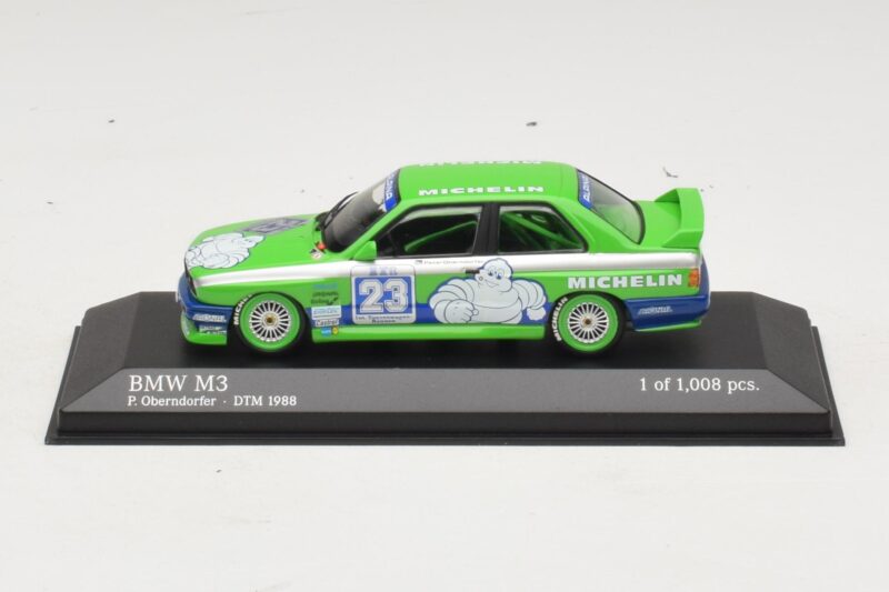 BMW M3 E30 Michelin #23 C. Oberndorfer DTM 1988 Minichamps 1:43 BMW M3 E30 Michelin #23 C. Oberndorfer DTM 1988 Minichamps 1:43 430882023 Metal