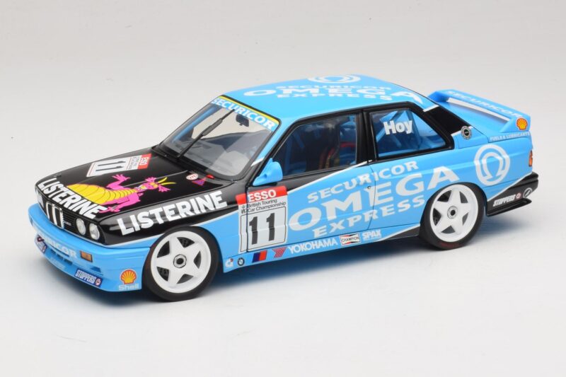 BMW M3 E30 Omega #11 W. Hoy BTCC Champion 1991 Minichamps 1:18 180912011 Metal