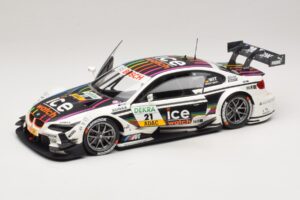 BMW M3 E92 DTM #21 M. Wittmann BMW Team MTEK 2013 Minichamps 1:18 100132221 Metal — zdjęcie 2 z 8