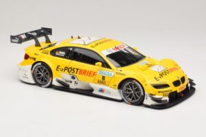 BMW M3 E92 DTM #8 D. Werner BMW Team Schnitzer 2012 Minichamps 1:18 100122208 Metal — zdjęcie 6 z 8