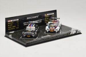 BMW M3 & M4 DTM Champions Set B. Spengler / M. Wittmann 2012 & 2014 Minichamps 1:43 412020723 Metal — zdjęcie 2 z 5