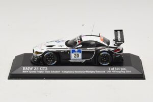 BMW Z4 GT3 BMW Sports Trophy #20 Klingmann / Baumann 24 Hours of Nurburgring 2014 Minichamps 1:43 437142030 Metal