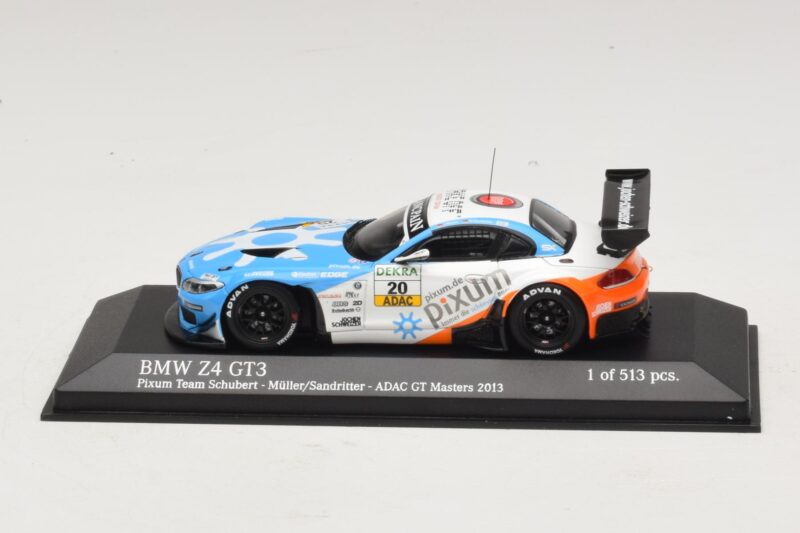 BMW Z4 GT3 Pixum #20 Müller / Sandritter ADAC GT Masters 2013 Minichamps 1:43 BMW Z4 GT3 Pixum #20 Müller / Sandritter ADAC GT Masters 2013 Minichamps 1:43 436132420 Metal