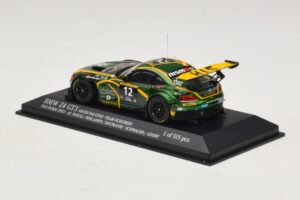 BMW Z4 GT3 Saudi Falcons #12 Al Faisal / Binladen 24 Hours of Dubai 2013 Minichamps 1:43 437132412 Metal — zdjęcie 3 z 4