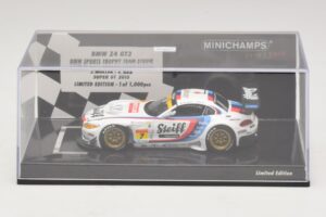 BMW Z4 GT3 Steiff #7 Muller / Ara Super GT 2015 Minichamps 1:43 447152007 Metal — zdjęcie 4 z 5