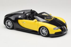 Bugatti Veyron Grand Sport Black Lemon Minichamps 1:18 100110831 Metal — zdjęcie 6 z 8