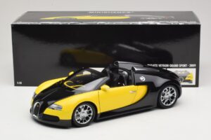 Bugatti Veyron Grand Sport Black Lemon Minichamps 1:18 100110831 Metal — zdjęcie 8 z 8