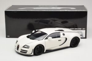 Bugatti Veyron Super Sport Biały Minichamps 1:18 100110844 Metal — zdjęcie 8 z 8