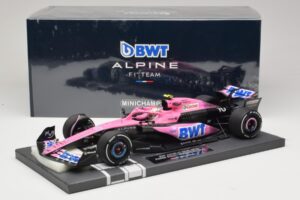 BWT Alpine A523 #10 P. Gasly Bahrain GP 2023 Minichamps 1:18 117230110 Metal — zdjęcie 6 z 7