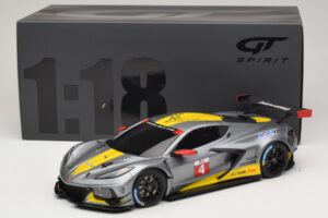 Chevrolet Corvette C8.R Szary GT Spirit 1:18 GT307 Żywica — zdjęcie 6 z 6