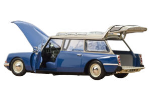 Citroën DS 21 Break Danube Blue Norev 1:18 181772 Metal — zdjęcie 2 z 4