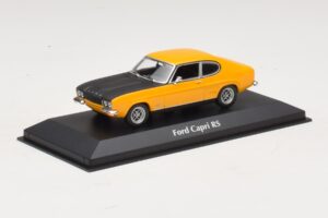 Ford Capri Mk1 RS Żółty z Czarną Maską Maxichamps 1:43 940085800 Metal — zdjęcie 2 z 4