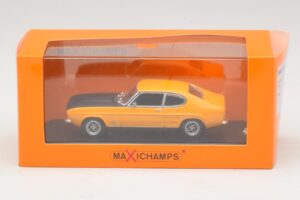 Ford Capri Mk1 RS Żółty z Czarną Maską Maxichamps 1:43 940085800 Metal — zdjęcie 4 z 4