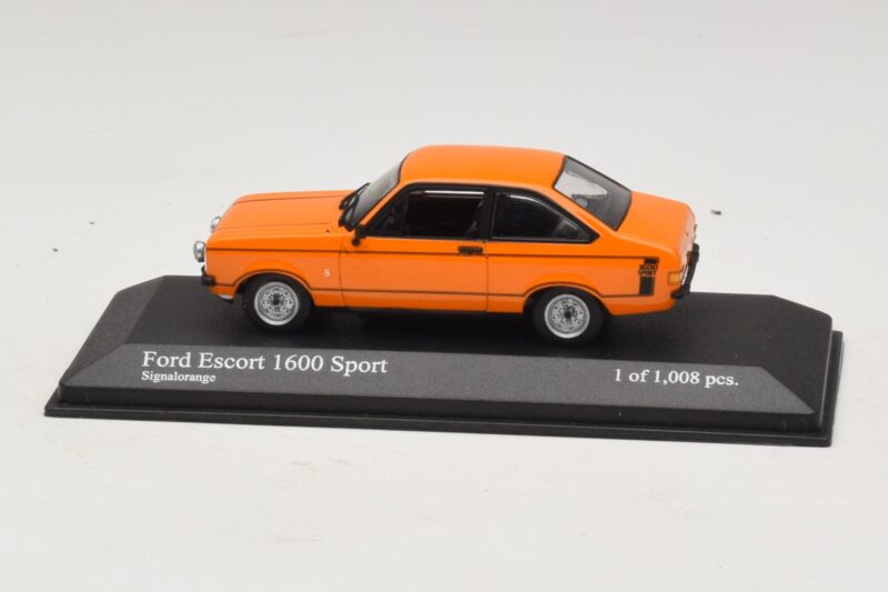 Ford Escort 1600 Sport Mk2 Pomarańczowy Minichamps 1:43 Ford Escort 1600 Sport Mk2 Pomarańczowy Minichamps 1:43 400084471 Metal