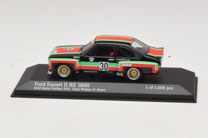 Ford Escort Mk2 RS1800 #30 H. Heyer Class Winner DRM Mainz-Finthen 1976 Minichamps 1:43 Ford Escort Mk2 RS1800 #30 H. Heyer Class Winner DRM Mainz-Finthen 1976 Minichamps 1:43 400768430 Metal