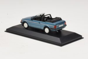 Ford Escort Mk3 Kabriolet Niebieski Metalik Minichamps 1:43 400085030 Metal — zdjęcie 3 z 4
