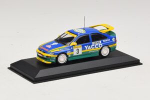 Ford Escort RS #3 Bernardini / Occelli Rally Monte Carlo Winner 1996 Minichamps 1:43 430968203 Metal — zdjęcie 2 z 4