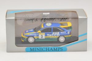 Ford Escort RS #3 Bernardini / Occelli Rally Monte Carlo Winner 1996 Minichamps 1:43 430968203 Metal — zdjęcie 4 z 4