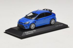 Ford Focus RS Mk2 Niebieski Metalik Minichamps 1:43 400088101 Metal — zdjęcie 2 z 4