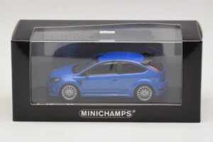 Ford Focus RS Mk2 Niebieski Metalik Minichamps 1:43 400088101 Metal — zdjęcie 4 z 4