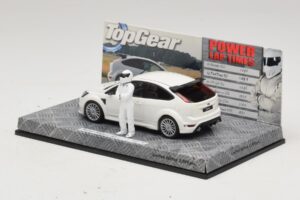 Ford Focus RS Mk2 Top Gear Biały Z Figurką Minichamps 1:43 519438810 Metal — zdjęcie 3 z 5