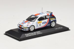 Ford Focus RS WRC #4 C. McRae / N. Grist Rally Monte Carlo 2001 Minichamps 1:43 430018904 Metal — zdjęcie 2 z 4