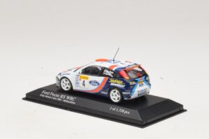 Ford Focus RS WRC #4 C. McRae / N. Grist Rally Monte Carlo 2001 Minichamps 1:43 430018904 Metal — zdjęcie 3 z 4