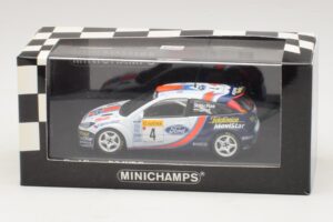 Ford Focus RS WRC #4 C. McRae / N. Grist Rally Monte Carlo 2001 Minichamps 1:43 430018904 Metal — zdjęcie 4 z 4
