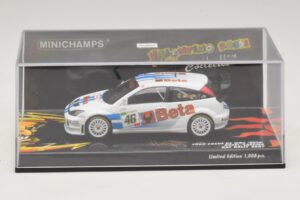 Ford Focus RS WRC #46 V. Rossi / C. Cassina RAC Rally 2007 Minichamps 1:43 400078446 Metal — zdjęcie 4 z 5