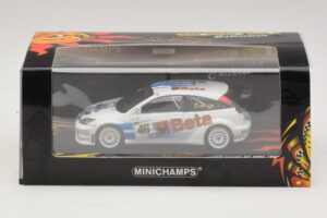 Ford Focus RS WRC #46 V. Rossi / C. Cassina RAC Rally 2007 Minichamps 1:43 400078446 Metal — zdjęcie 5 z 5