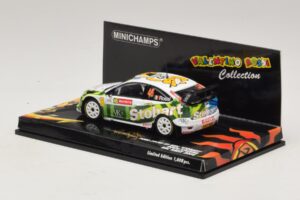 Ford Focus RS WRC #46 V. Rossi / C. Cassina RAC Rally 2008 Minichamps 1:43 400088146 Metal — zdjęcie 3 z 5