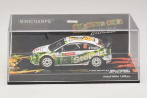 Ford Focus RS WRC #46 V. Rossi / C. Cassina RAC Rally 2008 Minichamps 1:43 400088146 Metal — zdjęcie 4 z 5