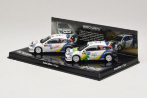 Ford Focus RS WRC Rally Mexico 2004 Set Minichamps 1:43 402048376 Metal — zdjęcie 3 z 5