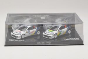 Ford Focus RS WRC Rally Mexico 2004 Set Minichamps 1:43 402048376 Metal — zdjęcie 4 z 5