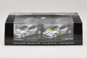 Ford Focus RS WRC Rally Mexico 2004 Set Minichamps 1:43 402048376 Metal — zdjęcie 5 z 5
