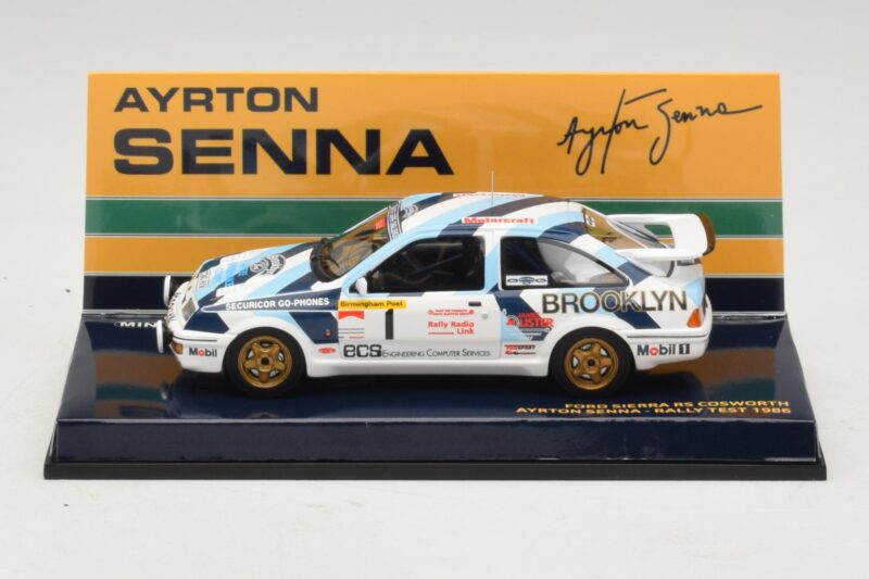 Ford Sierra RS Cosworth #1 A. Senna Rally Test 1986 Minichamps 1:43 540864399 Metal