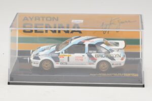 Ford Sierra RS Cosworth #1 A. Senna Rally Test 1986 Minichamps 1:43 540864399 Metal — zdjęcie 4 z 4