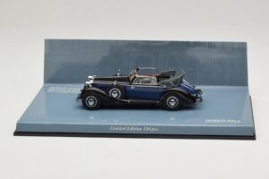 Horch 853 A Sport Cabriolet Czarny Niebieski Minichamps 1:43 436012036 Metal
