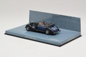 Horch 853 A Sport Cabriolet Czarny Niebieski Minichamps 1:43 436012036 Metal — zdjęcie 3 z 5