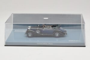 Horch 853 A Sport Cabriolet Czarny Niebieski Minichamps 1:43 436012036 Metal — zdjęcie 5 z 5