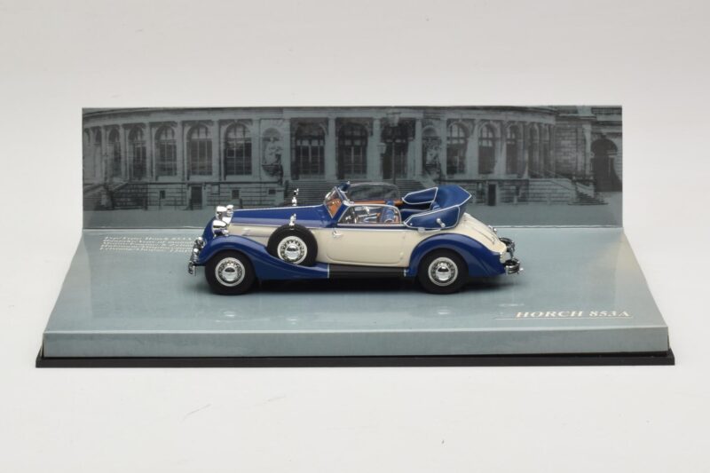 Horch 853 Cabriolet Niebieski Minichamps 1:43 436012032 Metal
