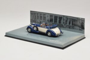 Horch 853 Cabriolet Niebieski Minichamps 1:43 436012032 Metal — zdjęcie 3 z 5