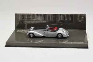 Horch 855 Special Roadster Srebrny Czarny Minichamps 1:43 436014204 Metal