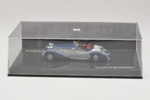 Horch 855 Special Roadster Srebrno-Niebieski Bez Zewnętrznego Pudełka Minichamps 1:43 436014202-O1 Metal — zdjęcie 4 z 4