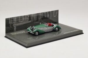 Horch 855 Special Roadster Srebrny Zielony Minichamps 1:43 436014205 Metal — zdjęcie 2 z 5