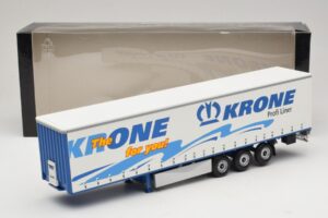 Krone Profiliner Przegubowa Naczepa Plandekowa Minichamps 1:43 439911120 Metal — zdjęcie 6 z 6