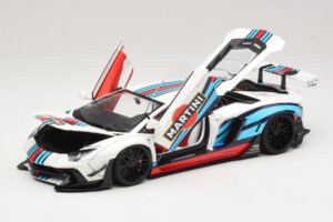 Lamborghini Aventador LB Works Martini Livery AUTOart 1:18 79185 Kompozyt — zdjęcie 2 z 8