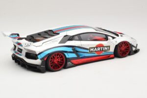 Lamborghini Aventador LB Works Martini Livery AUTOart 1:18 79185 Kompozyt — zdjęcie 3 z 8